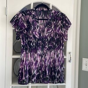 Neu Options Stretch Print Blouse